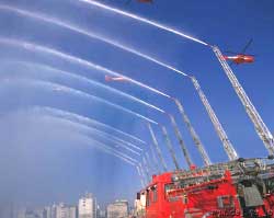 防災訓練の写真