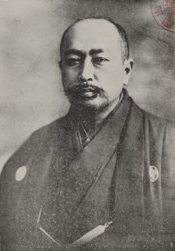 大正7年12月頃の高橋金一郎の肖像写真(坪田鳴水「高橋金一郎言行録」より)の画像