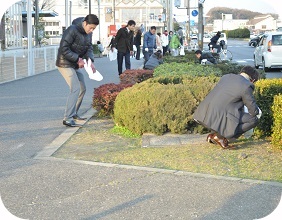 清掃活動の様子