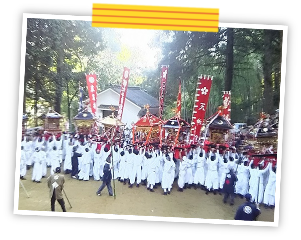 大祭当日の様子の写真