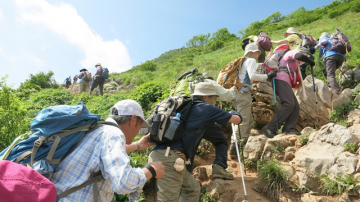 登山の様子