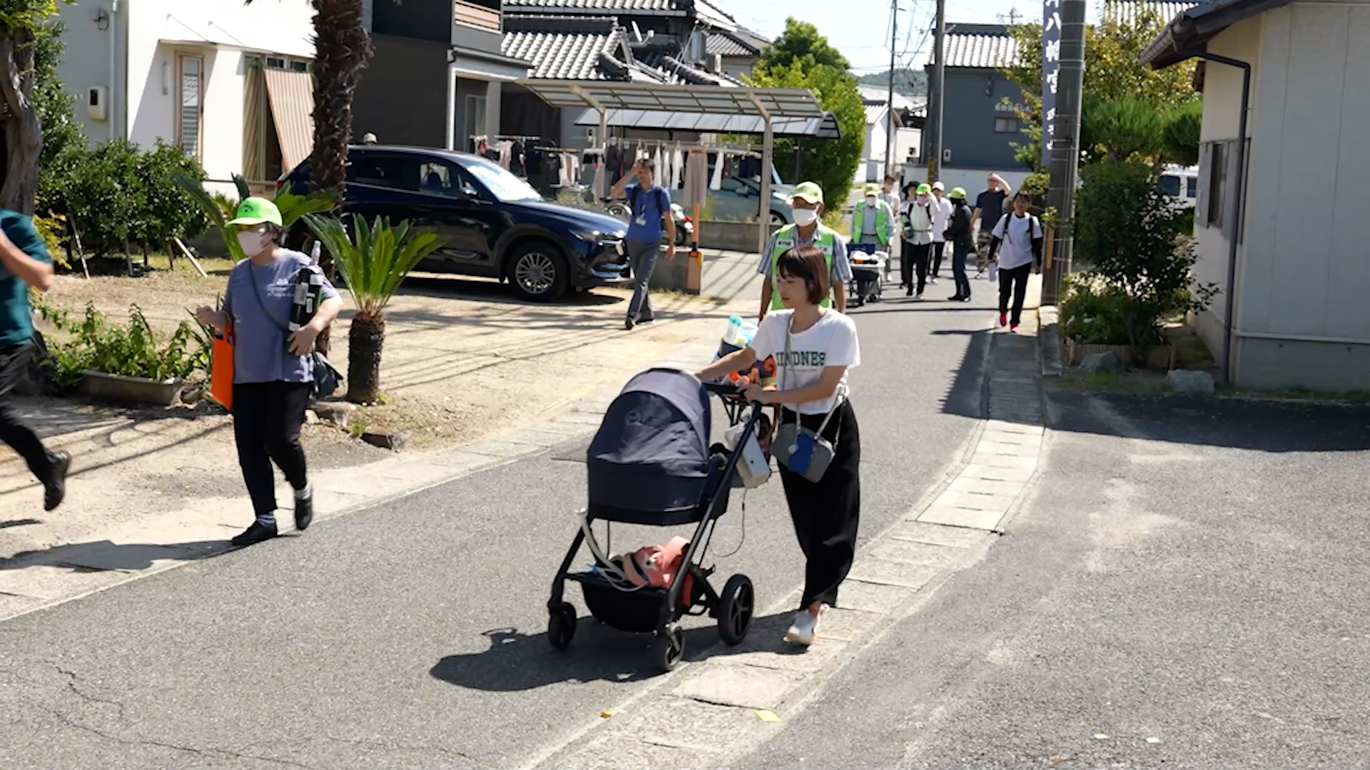 避難訓練の様子