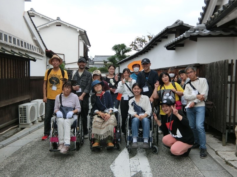 まち歩きイベントに参加したときの様子