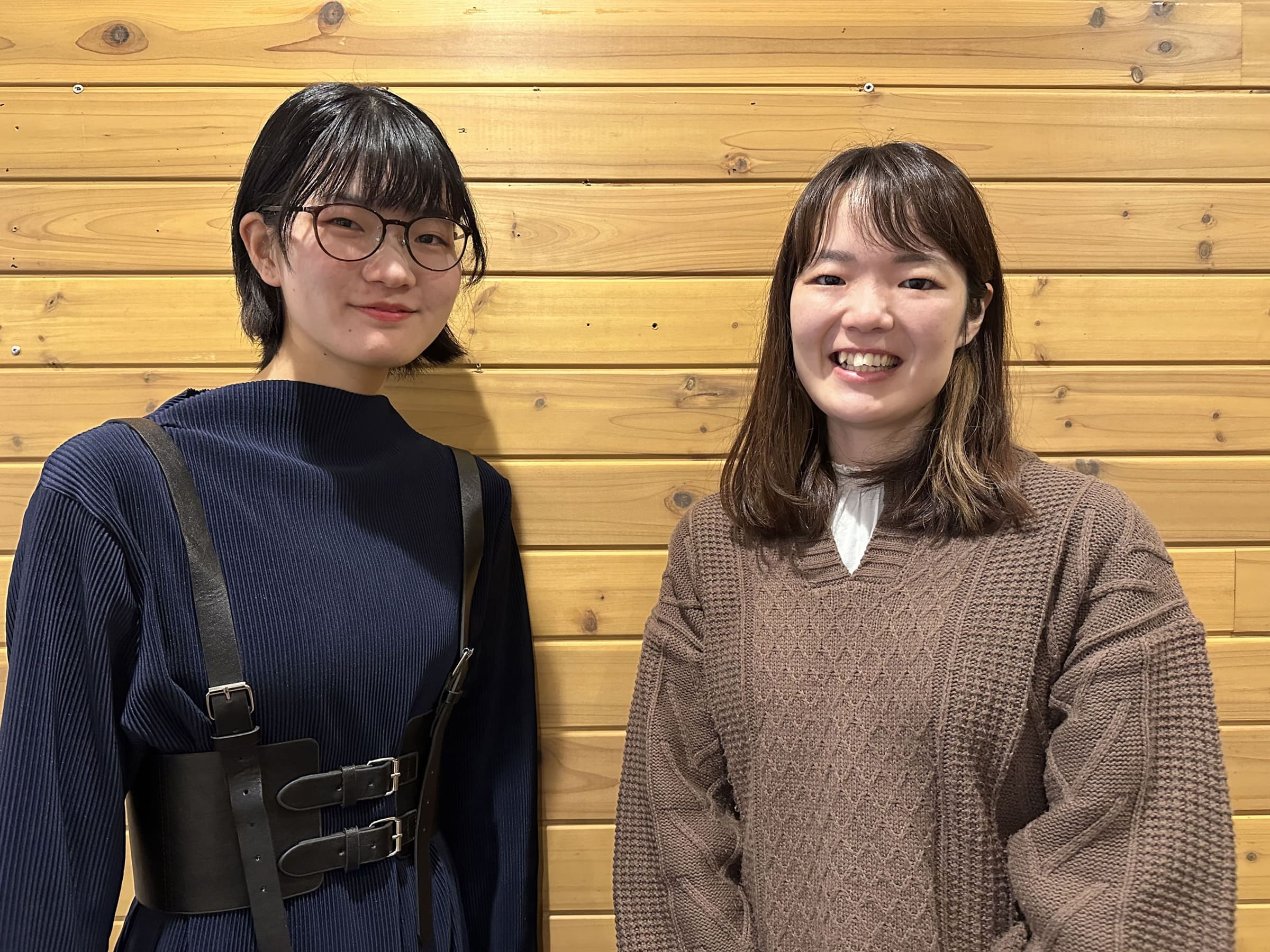 潮上さん、戸髙さんが二人並んで移っている写真