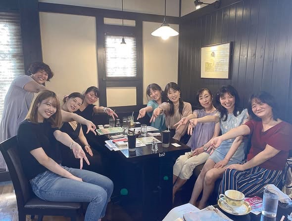 お茶会の様子(集合写真)