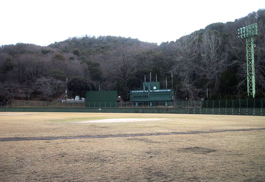 奥市公園野球場の様子