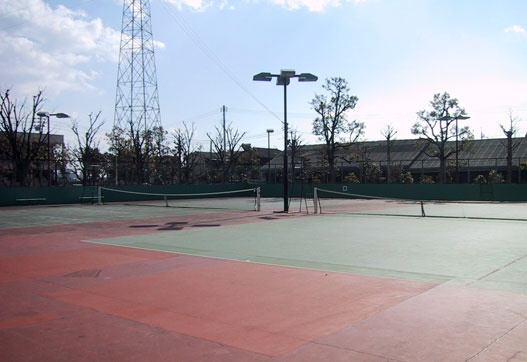 二日市公園テニスコートの写真