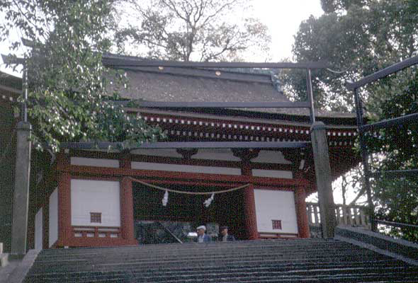 吉備津神社北随神門の写真