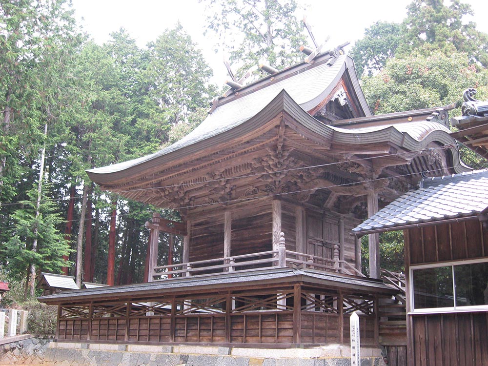 和田神社本殿の写真