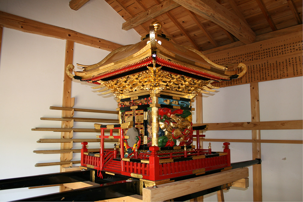 多自枯鴨神社神輿の写真