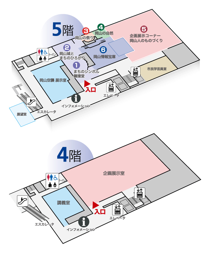 ミュージアムの見取り図