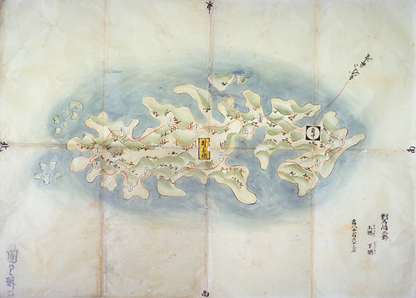 対馬国絵図