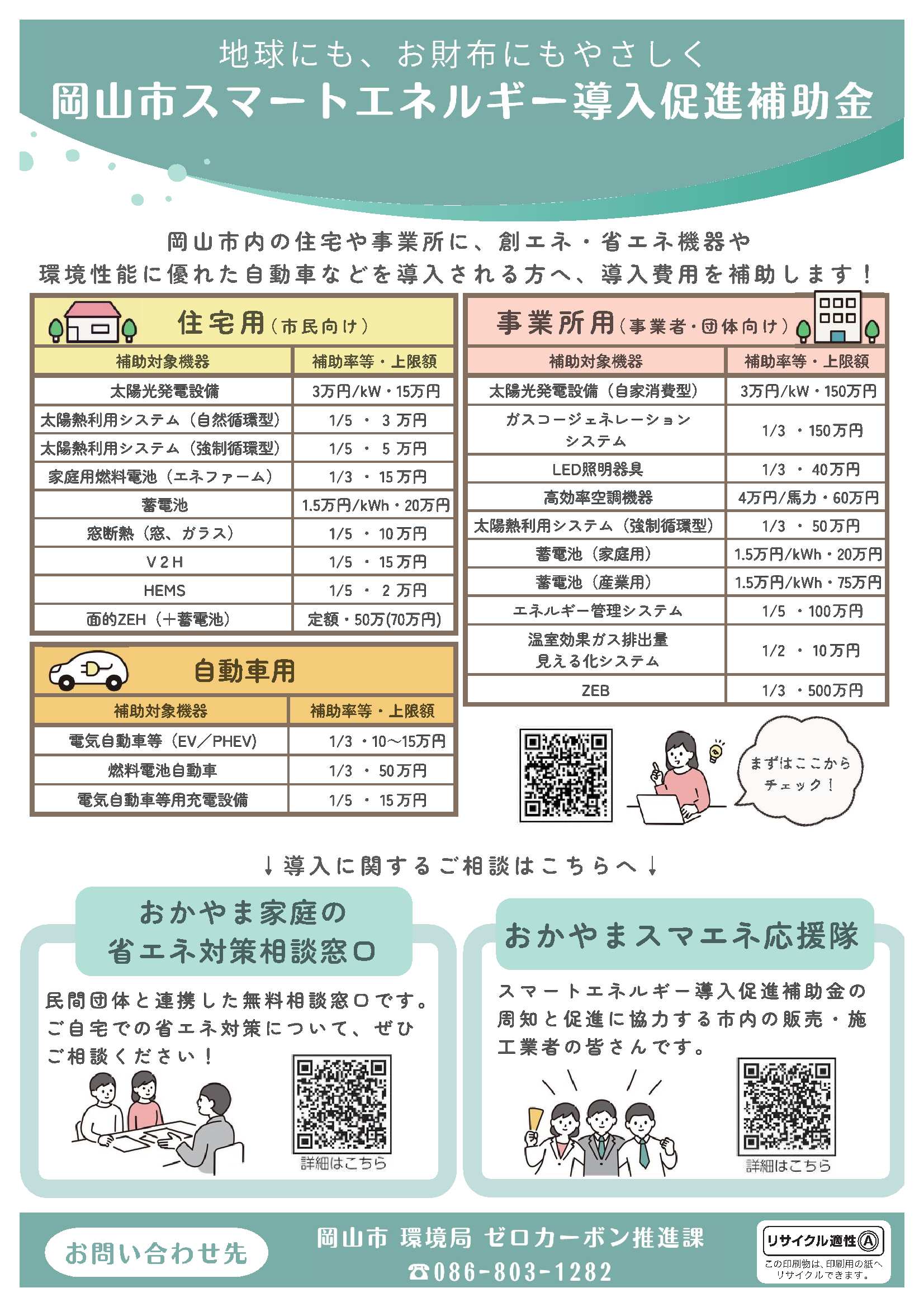 補助金概要チラシ