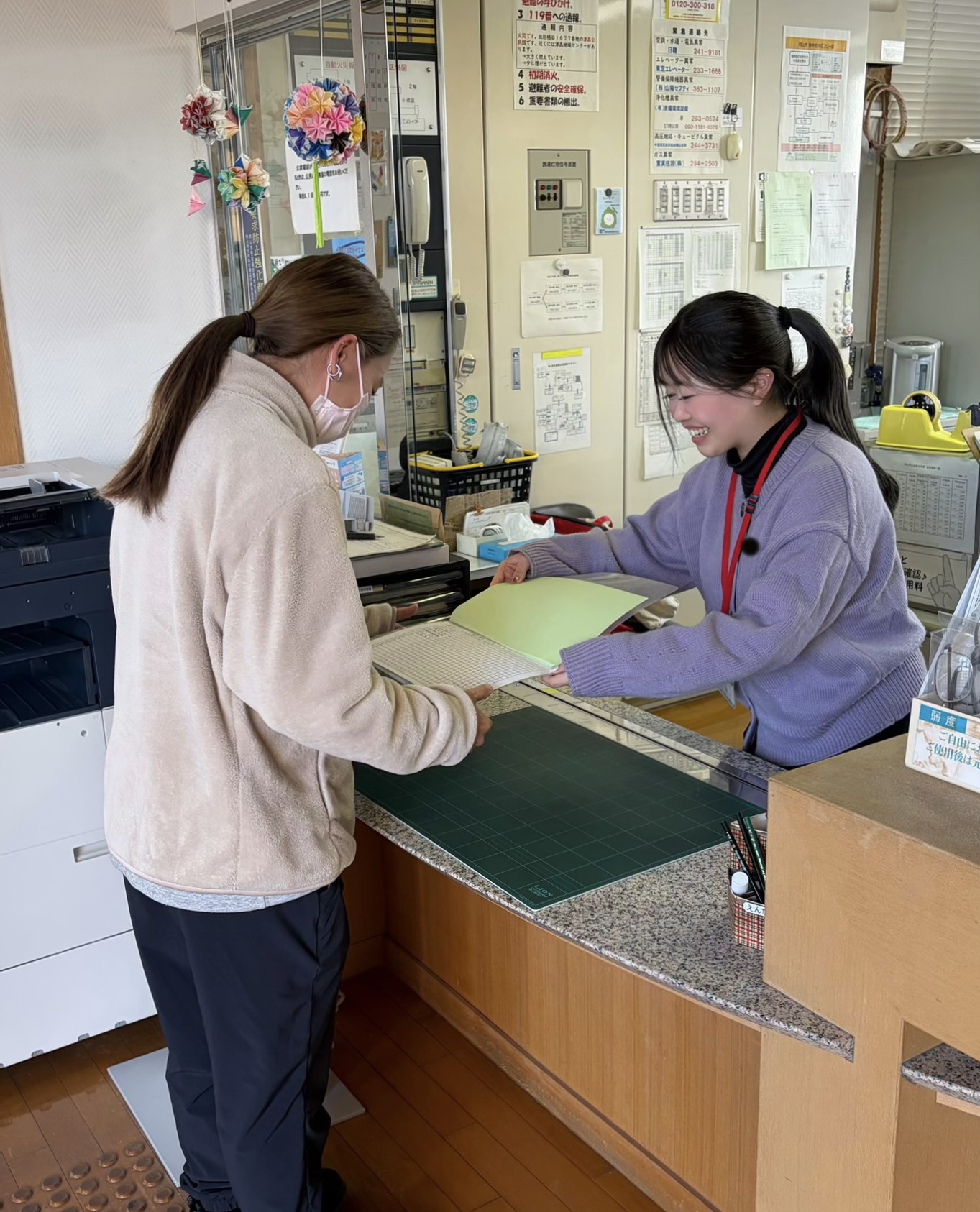 岡山市立津高公民館の雰囲気の1コマ