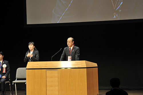 市長挨拶の様子