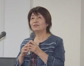 NPO法人おかやまエネルギーの未来を考える会会長の廣本悦子さん