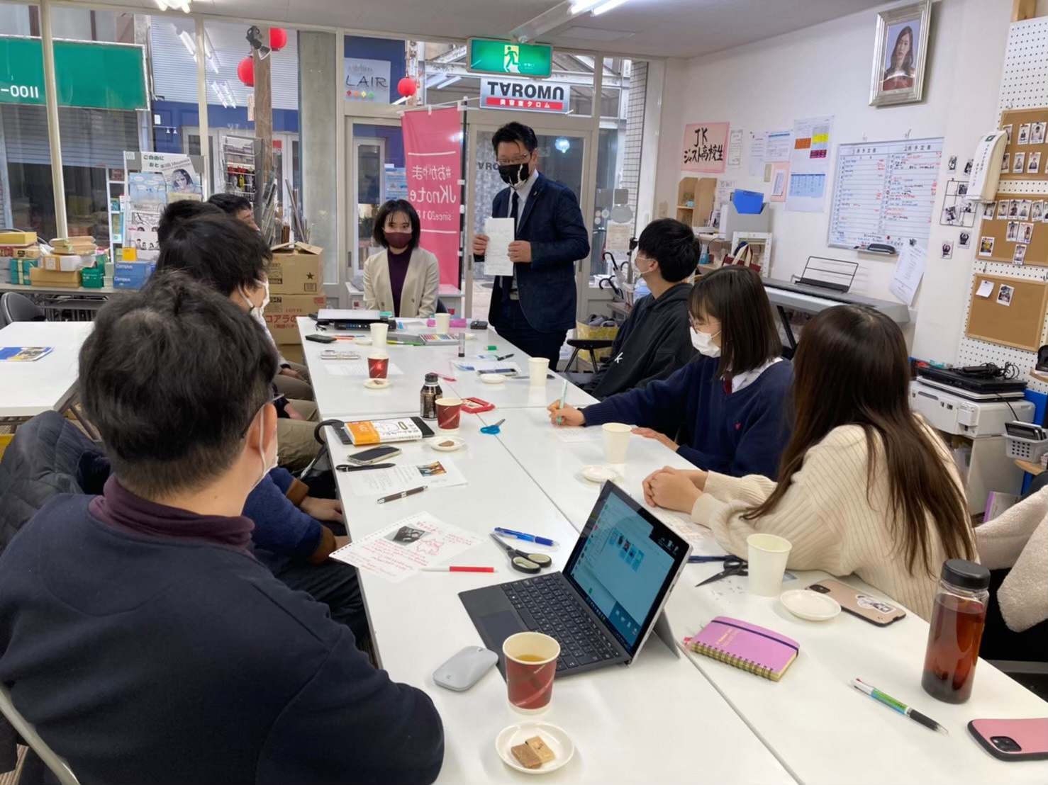 まちライブラリー奉還町準備会の様子