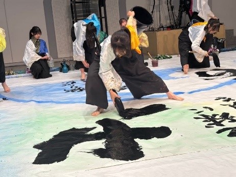 書道パフォーマンス1