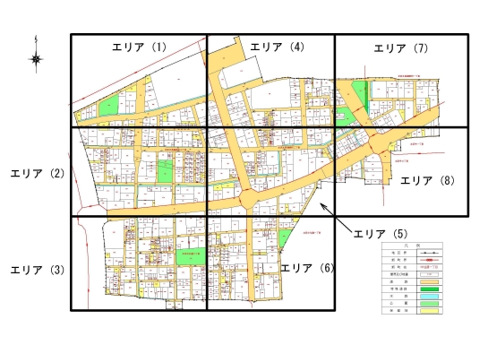 西部第4地区エリア図