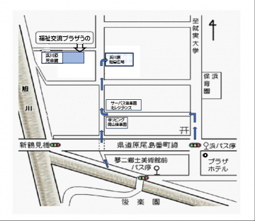 福祉交流プラザうのの周辺地図