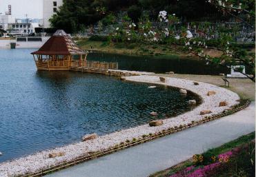 池の内大池湖畔公園：洪水調節地の写真