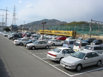 西大寺駅パークアンドライド全景の写真