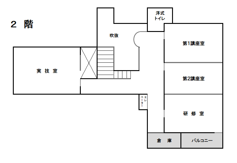 2階の平面図です。