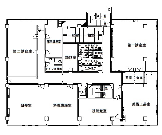 公民館3階平面図