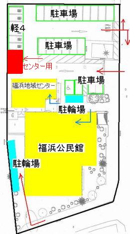 駐車場の案内図