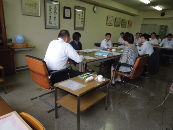 写真：6月教育委員会定例会の様子