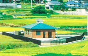 菅野地区農業集落排水処理施設の画像