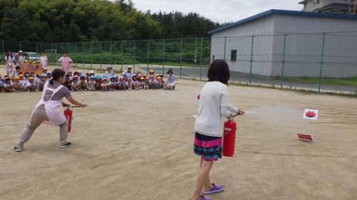 消火訓練の様子