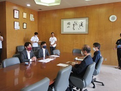 ファジアーノ岡山代表取締役社長来訪