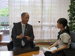 岡山芸術創造劇場関連プロモーションビデオに関する市長インタビュー