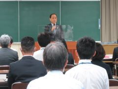 市長講話の様子