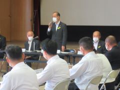 社会を明るくする運動、岡山市推進委員会に出席した時の写真。