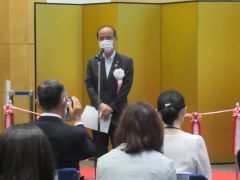 岡山シティミュージアム企画展 「 岡山城歴史絵巻2 」の開会式が開催され、大森雅夫岡山市長が出席しました