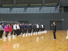 第51回岡山市婦人バレーボール大会開会式が開催され、大森雅夫岡山市長が出席しました。