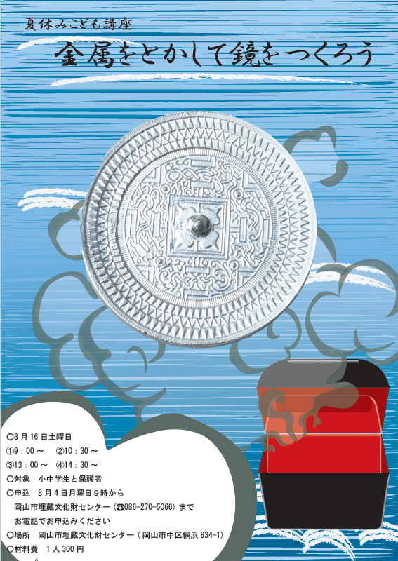 金属をとかして鏡をつくろう